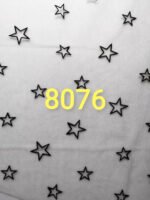HG6110 Hot Sales Red Heart Flocked Printing Tulle Fabric For Skirt