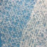 HG6719 Pleated Wrinkle Plicated Ruffle Tulle Lace Fabric For Tutu Dress