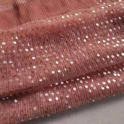 HG0508 Sequin Tulle Pleated 0.5cm Single Hole Embroidered Fashion Color Spot
