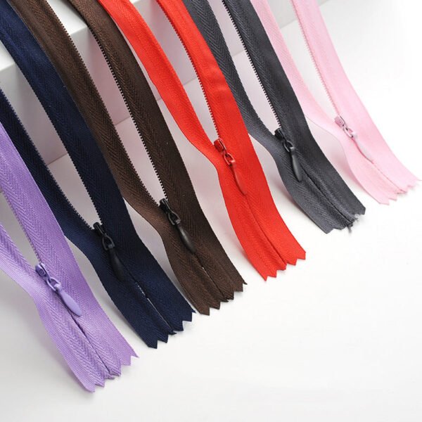 Customizable Cosed End Nylon Lace Invisible Zipper For Dress