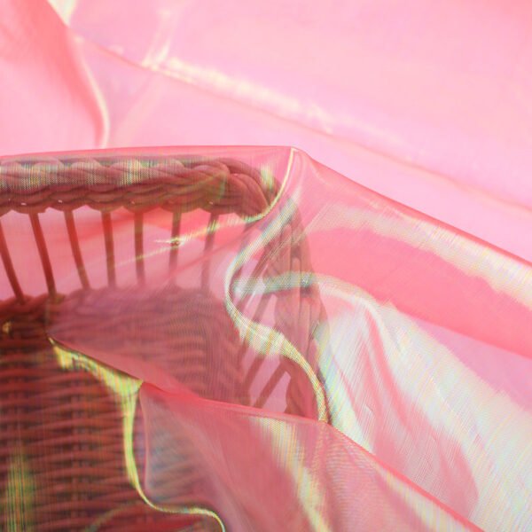 HG1031100% polyester Silk Sheer Organza Fabric For Women's Blouse