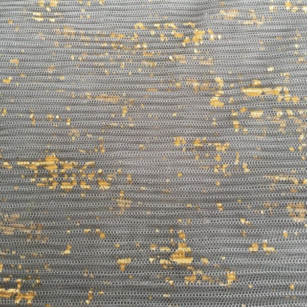 HG6717 Best Selling Pleated Gilding Plicated Tulle Fabric For Dress