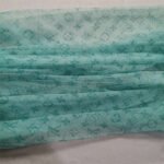 non-elastic polyester 40D Swiss mesh cloth letter small flower digital printing skirt fabric color in stock