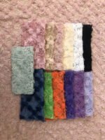 HG0419 High Quality Elastic Lace Mesh Small Rose Crochet Embroidery Fabric