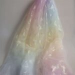 New style delicate and dense American mesh cloth digital gradient printing Magic Color Butterfly gilding fairy mesh