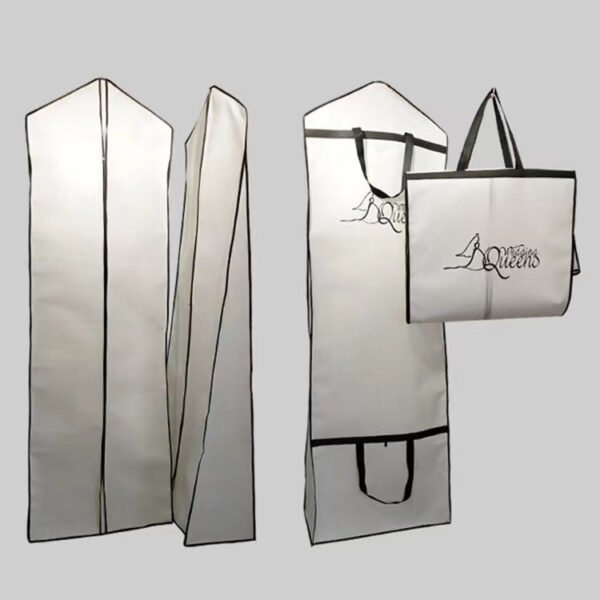 Bridal Gown Garment Dust Cover Bags Wedding Dress Non-Woven Fabric Customized