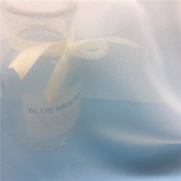 HG6177 100% Polyester Organza Imitated Silk Fabric For Wedding Dress