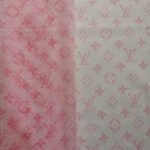 non-elastic polyester 40D Swiss mesh cloth letter small flower digital printing skirt fabric color in stock