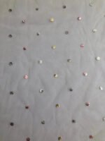 Dot Sequin Embroidery Children's Clothing  Mesh Lace Tulle