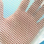 Polyester Big Hole Mesh Fabric For Chair Bags Office Chair