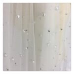 HG6718 100% polyester fancy white pearl embroidered net tulle lace beaded wedding dress fabric