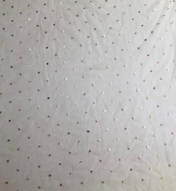 Dot Sequin Embroidery Children's Clothing  Mesh Lace Tulle