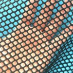 Polyester Big Hole Mesh Fabric For Chair Bags Office Chair