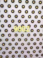 HG6109 Design Flocked Bronzing Foil Fancy Printing Tulle Fabric For Dress
