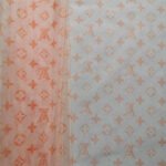 non-elastic polyester 40D Swiss mesh cloth letter small flower digital printing skirt fabric color in stock