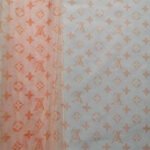 non-elastic polyester 40D Swiss mesh cloth letter small flower digital printing skirt fabric color in stock