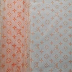 non-elastic polyester 40D Swiss mesh cloth letter small flower digital printing skirt fabric color in stock