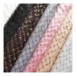 Brocade Reinforced Sesh Rhombus With Small Flower Sequined Embroidered