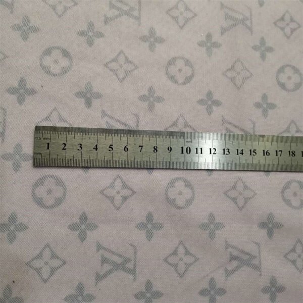 non-elastic polyester 40D Swiss mesh cloth letter small flower digital printing skirt fabric color in stock