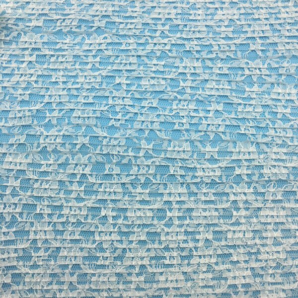 HG6719 Pleated Wrinkle Plicated Ruffle Tulle Lace Fabric For Tutu Dress