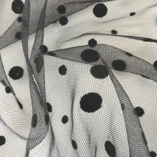 HG6116 Polka Dot Fabric Nylon Focking Tulle