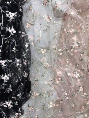 Embroidery Lace Tulle Fabric For Children's Clothing