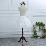 Bridal Wedding Dress Skirt Bustle Underskirt Ball Gown Boneless Soft Brace Fluffy Crinoline Petticoat