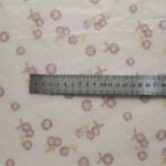 New Polyester transparent thin diamond dot jacquard mesh cherry flower digital printing small fresh mesh in stock