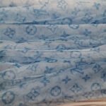 non-elastic polyester 40D Swiss mesh cloth letter small flower digital printing skirt fabric color in stock