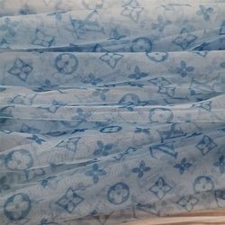 non-elastic polyester 40D Swiss mesh cloth letter small flower digital printing skirt fabric color in stock