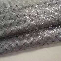 Brocade Reinforced Sesh Rhombus With Small Flower Sequined Embroidered