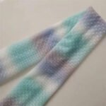 Mesh Bottom Cloth Small Q-point Double-Sided Flocking Rainbow Tulle