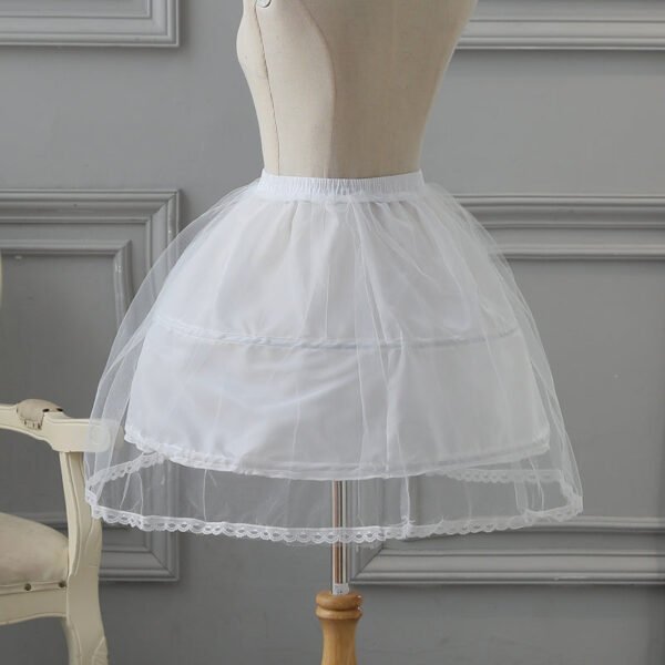Bridal Wedding Dress Skirt Bustle Underskirt Ball Gown Boneless Soft Brace Fluffy Crinoline Petticoat
