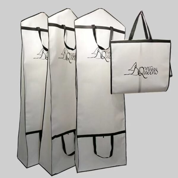 Bridal Gown Garment Dust Cover Bags Wedding Dress Non-Woven Fabric Customized