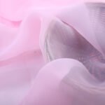 HG1027 Organza Chiffon Transparent Fabric For Wedding And Packaging