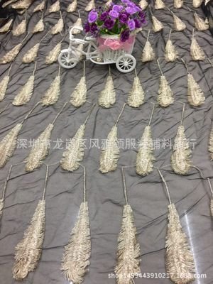 HG 1019 french laces fabrics high quality tulle africanskirt tulle dress women embroidery tulle
