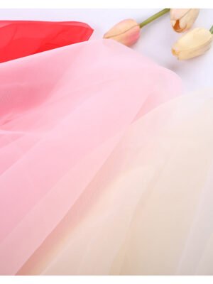 HG1030150CM 100% polyester Solid Color Organza Fabric