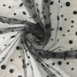 HG6116 Polka Dot Fabric Nylon Focking Tulle