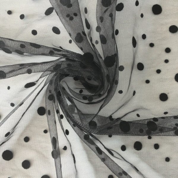 HG6116 Polka Dot Fabric Nylon Focking Tulle