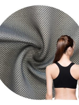 180gsm Nylon Spandex Knitted Stretch Powernet Mesh for Underwear