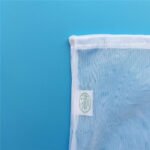 ECO Friendly Custom Logo Drawstring String Shopping Washable Net  Reusable RPET Mesh Produce Bags For Fruits And Vegetables