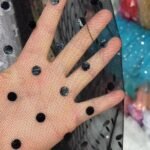 HG6371 Fashion Designs Jacquard Polka Dot Mesh Dress Tulle Fabric