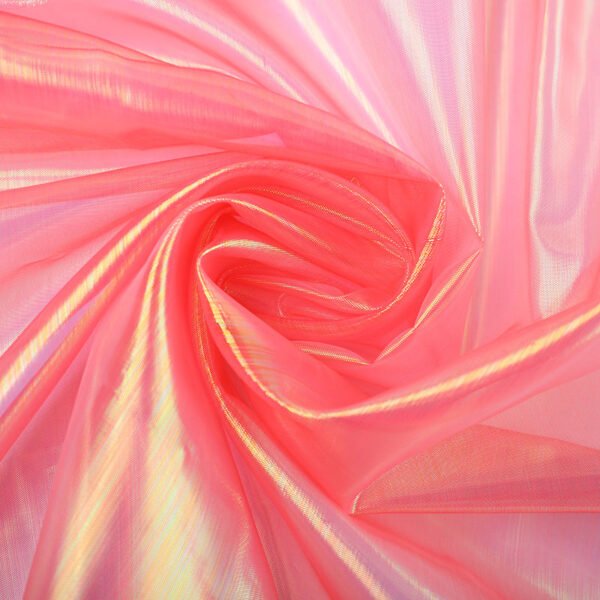HG1031100% polyester Silk Sheer Organza Fabric For Women's Blouse