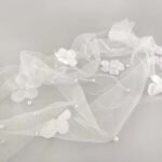 Design Mesh Tulle With Beads Pearl And Flower
