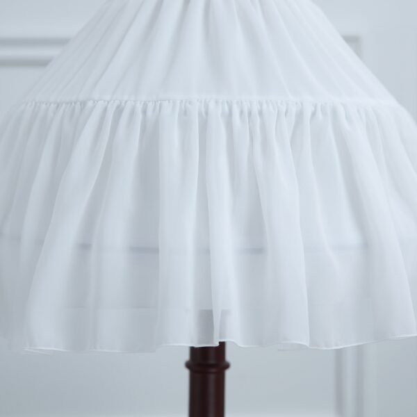 Bridal Wedding Dress Skirt Bustle Underskirt Ball Gown Boneless Soft Brace Fluffy Crinoline Petticoat