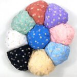2020 Hot Sale Polyester Mesh Embroidery Small Daisy Sunflower Embroidered Tulle Fabric For Dress