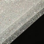 HGP12 All-Over Medium and Small Glitter Tulle Fabric