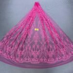 LC7673 Custom 3D Embellished Tulle Fabric