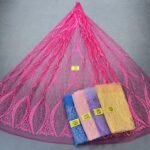 LC7208 Custom 3D Embellished Tulle Fabric