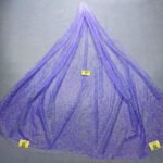LC3665 Moonlight Floral Glitter Tulle Fabric